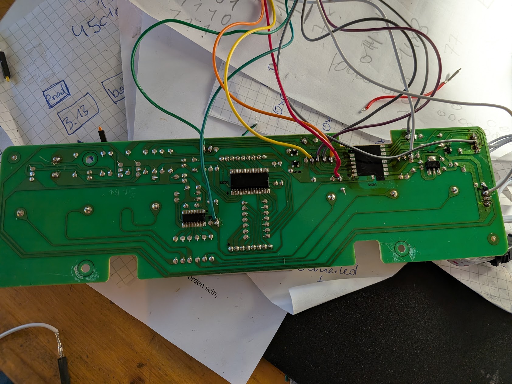 pcb siwith wiresde
